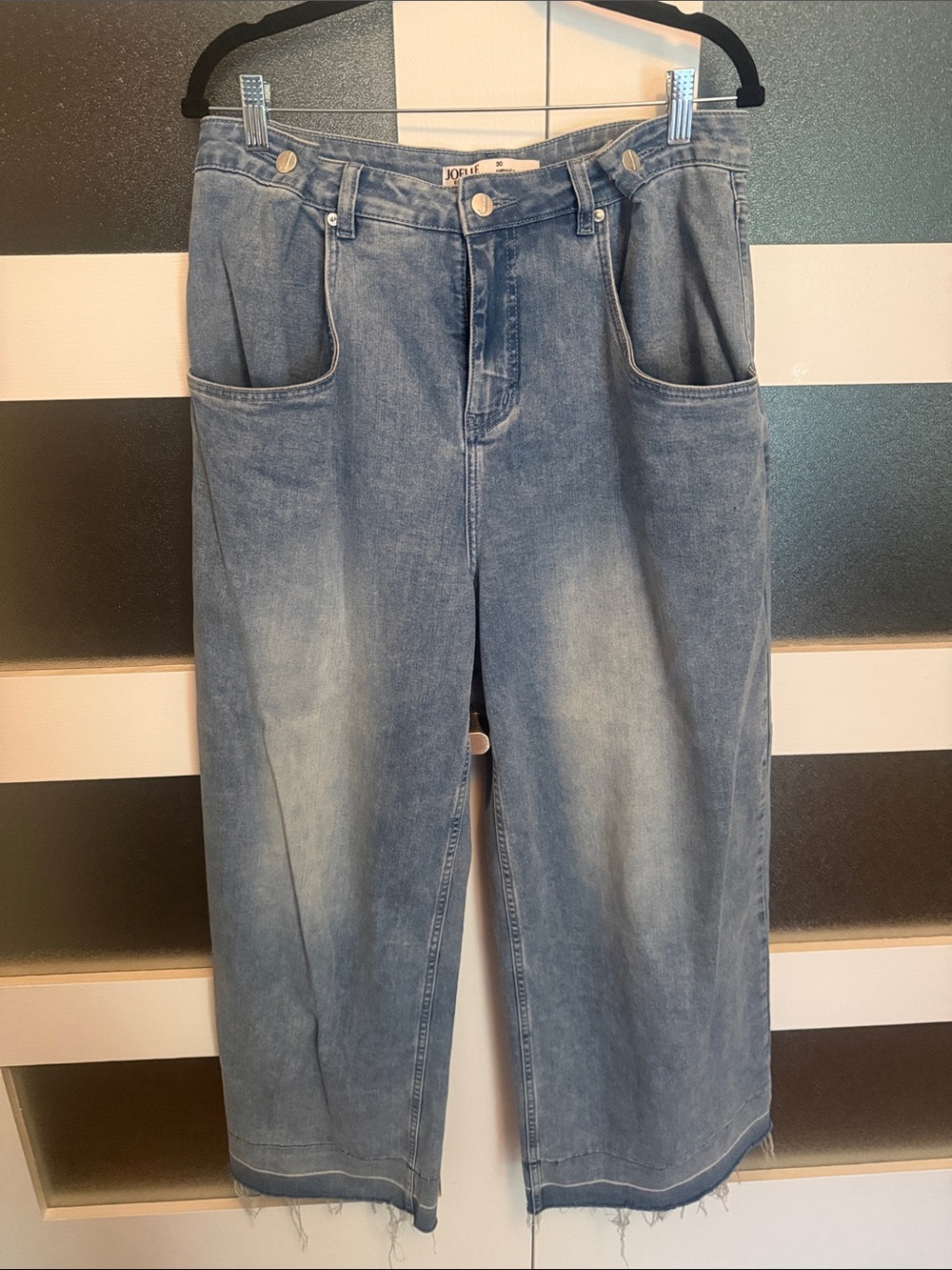 Joelle Collection Light Blue Wide-Leg Women’s Jeans - Relaxed Flare